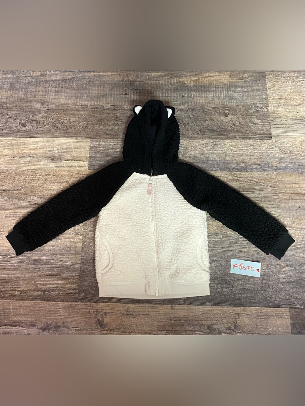 Brand new w/tag! PANDA fleece sherpa jacket